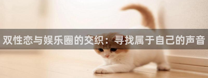 摩登7登录：双性恋与娱乐圈的交织：寻找属于自己的声音